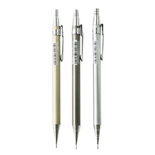 0.5mm/0.7mm Metal Mechanical Pencils Polygon Appearance 36pcs Propelling Pencil For Students Stationery